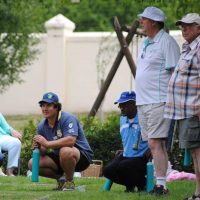 Spectators at jukskei game